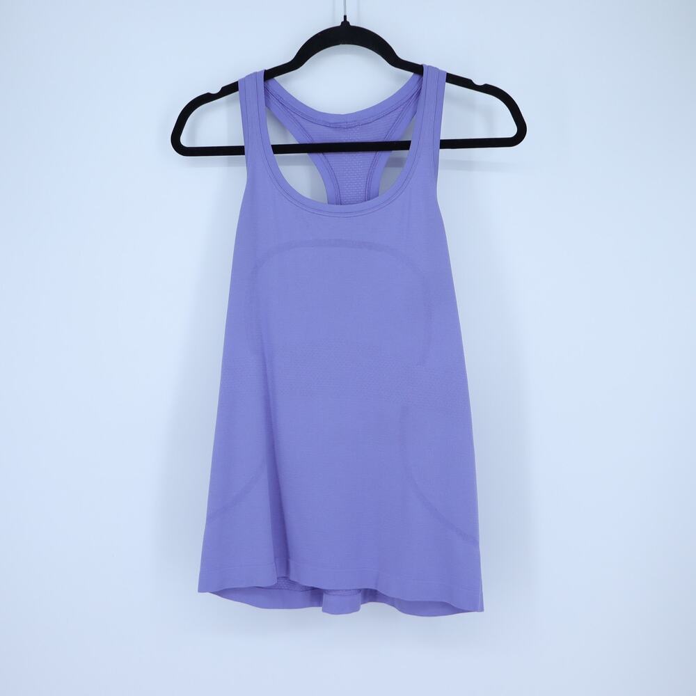 Lululemon Swiftly Tech Racerback Tank Charged Indigo Waist Length Women's 10